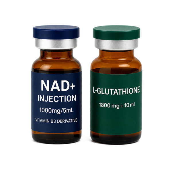 can i take nad and glutathione together & NAD+ Injection Combo Kit | Farmeci C-HealthSupp Buy GHK-Cu Peptide — Size:8oz Glass Bottle